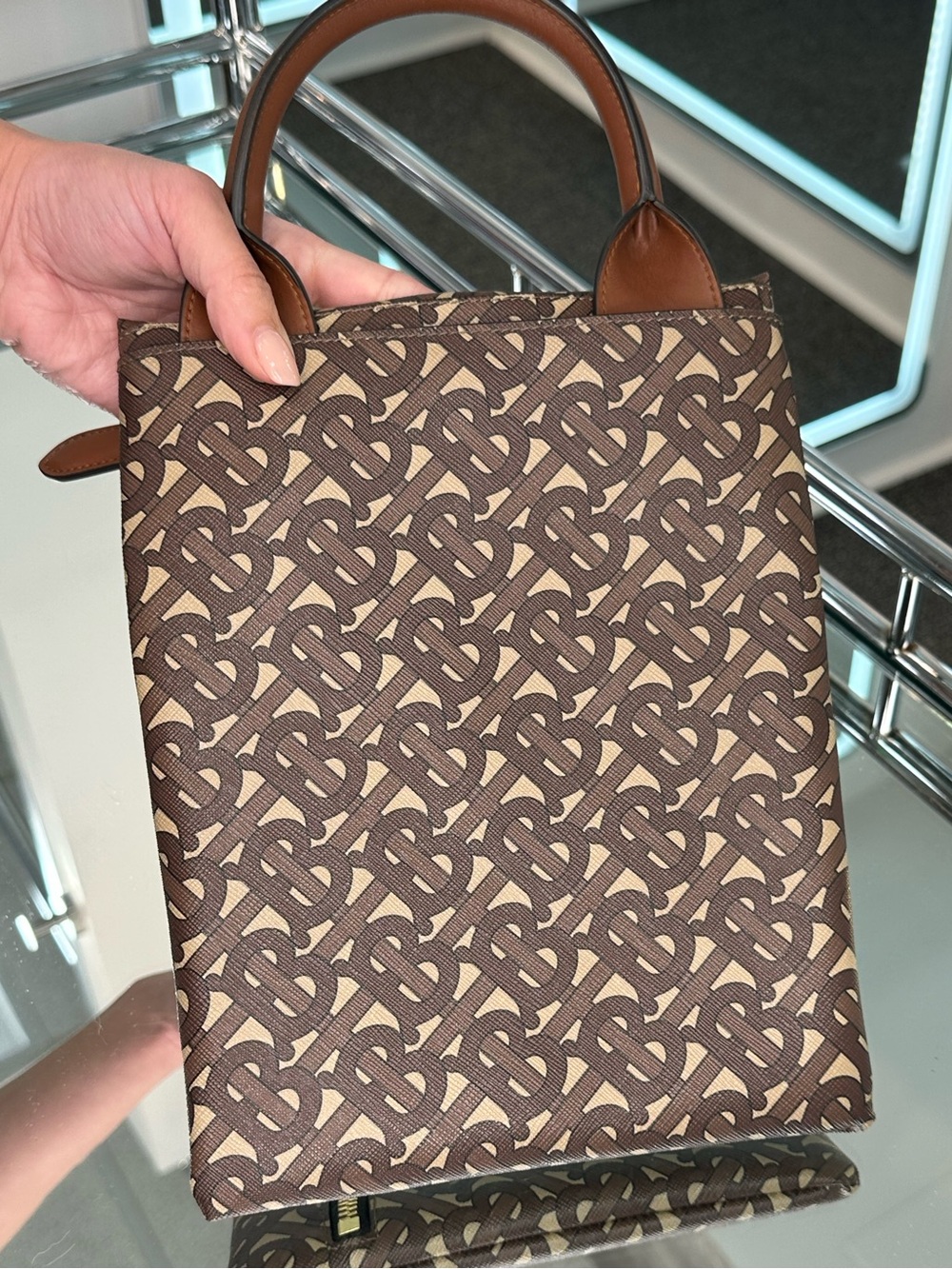 Burberry One-Handle Zip Pouch - Picture 4 of 11